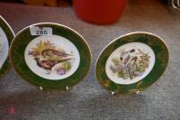 3 X GAMEBIRD SCENE PLATES - 3