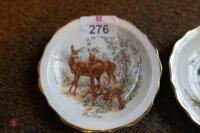 2 X SMALL HUNTING SCENE PLATES - 3