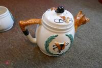 FOX HUNTING THEME TEA POT - 5