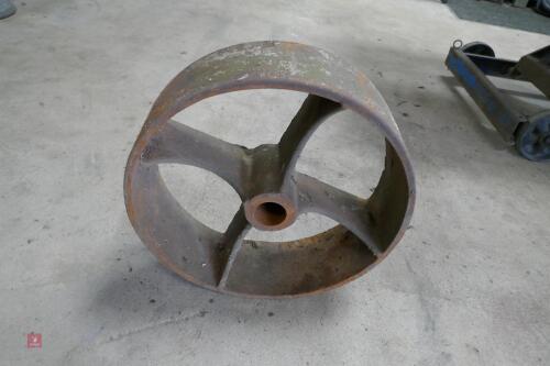 VINTAGE IRON WHEEL