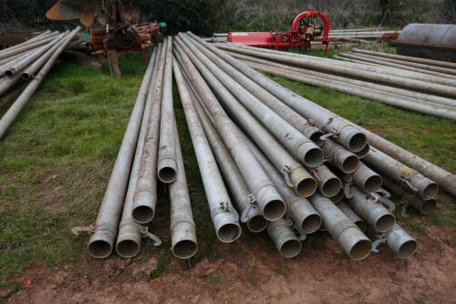 30X 5'' 9M ALUMINIUM IRRIGATION PIPES