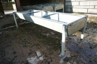 GALV FREE STANDING CATTLE TROUGH - 4