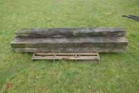 7 X 8' RAILWAY SLEEPERS - 3