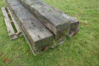 7 X 8' RAILWAY SLEEPERS - 10