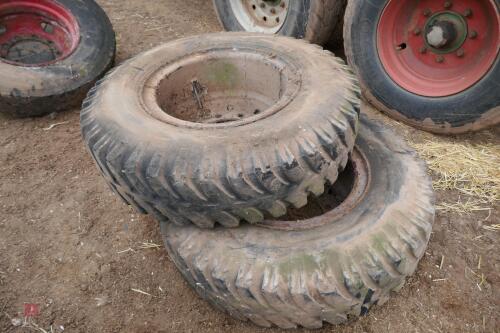 2X 11R 22.5 TRAILER WHEELS & TYRES