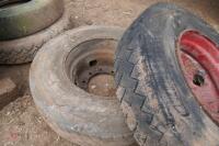 2X 11R 22.5 LORRY WHEELS & TYRES - 2