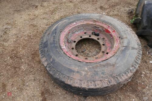 1X 9.00 20 WHEEL & TYRE