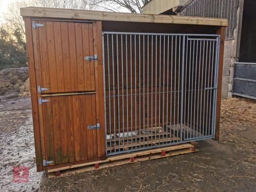 OUTDOOR DOG KENNEL 7 RUN