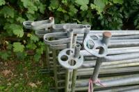 10 GALVANISED SHEEP HURDLES - 3