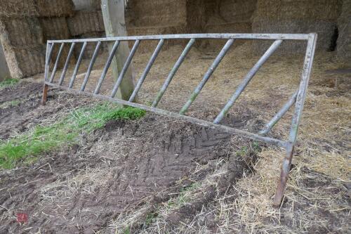 15' DIAGONAL GALVANISED FEED BARRIER