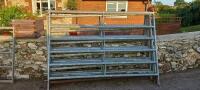 6 X GALV CATTLE HURDLES - 3