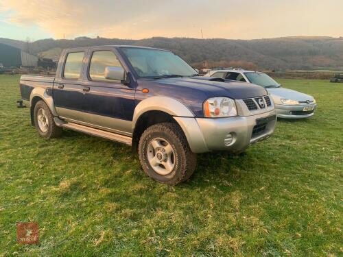 2002 NISSAN NAVARA PICK-UP S/R