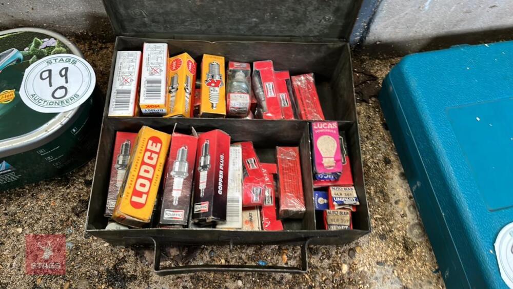 BOX OF SPARK PLUGS