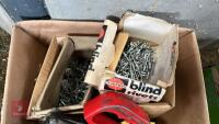 RIVET GUN/BOXES OF RIVETS ETC - 4