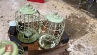 3 X GARDEN BIRD FEEDERS - 3