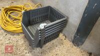 5 X PLASTIC TRAYS & 110V EXTENSION LEAD - 4