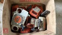 BOX OF SPARE CHAINSAW PULL CORD COVERS - 2