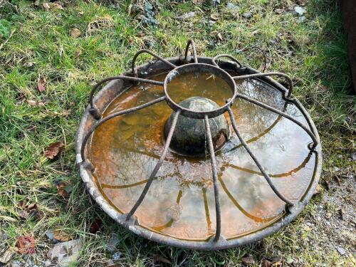 CIRCULAR VINTAGE PIG TROUGH