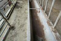 15' GALVANISED CATTLE FEED BARRIER - 9