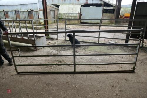 10'6'' GALVANISED HEAVY DUTY YARD GATE