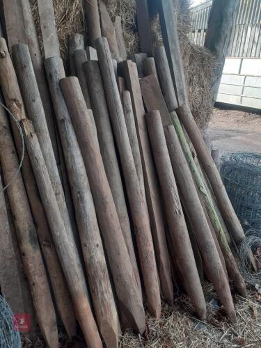 APPROX 30 WOODEN STAKES