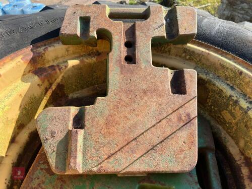 12 X 40KG JOHN DEERE FRONT WEIGHTS