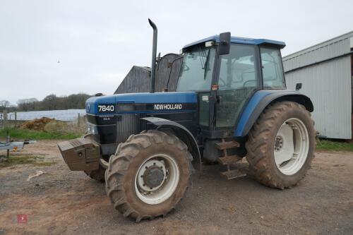 1996 NEW HOLLAND 7840 4WD TRACTOR