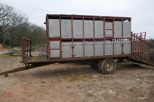 SINGLE TANDEM AXLE 20' BALE TRAILER