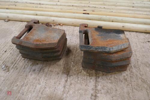 8 FRONT TRACTOR WAFER WEIGHTS