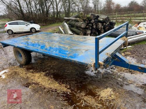 13' FLAT/ BALE TRAILER