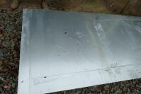 7 SHEETS OF GALVANISED STEEL SHEET - 2