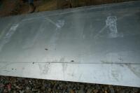 7 SHEETS OF GALVANISED STEEL SHEET - 4