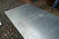 7 SHEETS OF GALVANISED STEEL SHEET - 6