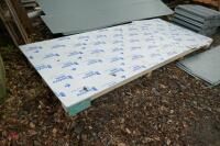 10 SHEETS OF PLASTIC COATED METAL SHEETS