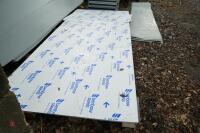 10 SHEETS OF PLASTIC COATED METAL SHEETS - 2