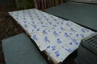 10 SHEETS OF PLASTIC COATED METAL SHEETS - 3