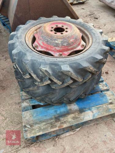 2X MASSEY FERGUSON WHEELS