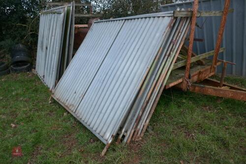 5X 7' SHEETED BARRIERS