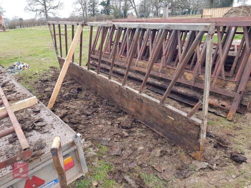 CATTLE FEED BARRIER 14'7'' VERY HEAVY(2)