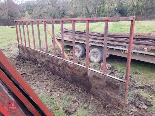 CATTLE FEED BARRIER 14'7'' VERY HEAVY(6)