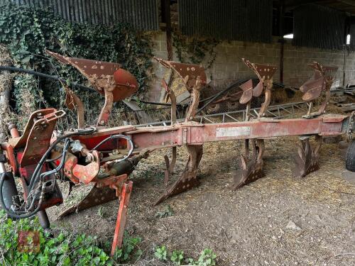 KVERNELAND LD100 4 FURROW REVERSIBLE PLOUGH