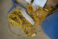 QTY OF LIGHTING CABLE + LIGHTS - 5