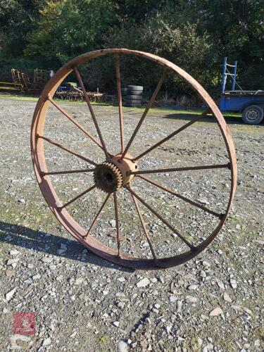 CAST IRON WHEEL 4FT DIAMETER