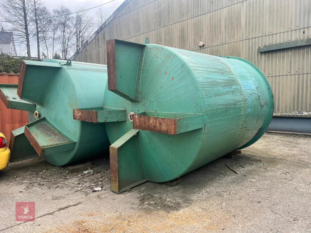 20,000LTR 3M X 4.5M METAL TANK