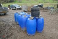 10 BLUE BARREL FEEDERS - 5