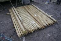 36 NEW WOODEN POSTS - 6