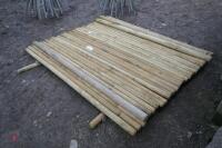 36 NEW WOODEN POSTS - 7