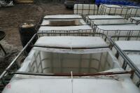 6 IBX 1000 LITRE CONTAINERS