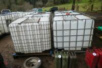 6 IBX 1000 LITRE CONTAINERS - 3