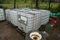 6 IBX 1000 LITRE CONTAINERS - 5